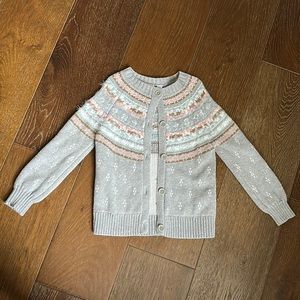Gap girls knit cardigan